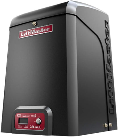 Liftmaster CSL24UL Slide Gate Opener Kit W/Battery Back-Up, 2 Remotes, 828LM Gateway